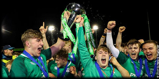 Ireland U20s Six Nations Champions 2019